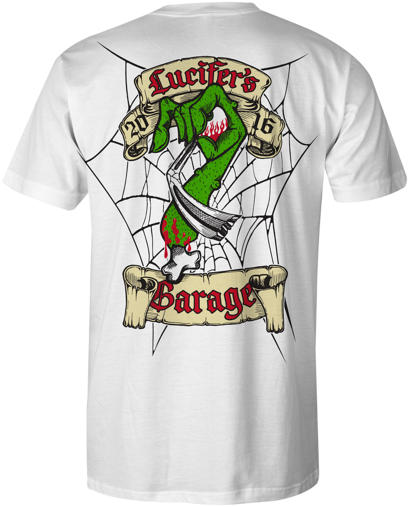Lucifer's Garage Jockeyshift T-Shirt - Preshrunk Cotton Graphic Tee For Motorcycle Enthusiasts - View #6