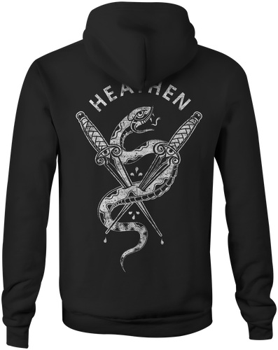 Heathen's Snake & Daggers Pullover Hoodie