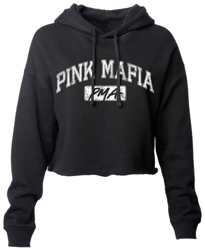 Pink Mafia PMA Crop Hoodie